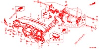INSTRUMENTENBRETT, OBEN (LH) für Honda JAZZ 1.3 EXECUTIVE 5 Türen vollautomatische 2018