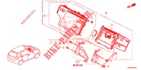 AUDIOEINHEIT (LH) (1) für Honda JAZZ 1.4 EXCLUSIVE 5 Türen 6 gang-Schaltgetriebe 2018