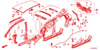 AUSSENBLECHE/TAFEL, HINTEN  für Honda JAZZ 1.4 EXCLUSIVE 5 Türen 6 gang-Schaltgetriebe 2018