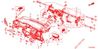 INSTRUMENTENBRETT, OBEN (LH) für Honda JAZZ 1.4 EXCLUSIVE 5 Türen 6 gang-Schaltgetriebe 2018