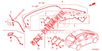 ANTENNE/LAUTSPRECHER (LH) (2) für Honda JAZZ 1.3 ELEGANCE 5 Türen 6 gang-Schaltgetriebe 2018