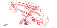 WINDSCHUTZSCHEIBENWISCHER (LH) (2) für Honda JAZZ 1.3 ELEGANCE 5 Türen 6 gang-Schaltgetriebe 2018
