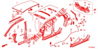 AUSSENBLECHE/TAFEL, HINTEN  für Honda JAZZ 1.5 DYNAMIC 5 Türen 6 gang-Schaltgetriebe 2018