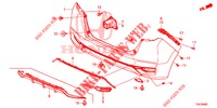 HINTERER STOSSFAENGER  für Honda JAZZ 1.5 DYNAMIC 5 Türen 6 gang-Schaltgetriebe 2018