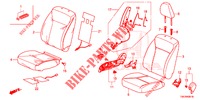 VORDERSITZ/SITZGURTE (D.) für Honda JAZZ 1.5 DYNAMIC 5 Türen 6 gang-Schaltgetriebe 2018