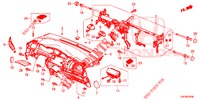INSTRUMENTENBRETT, OBEN (LH) für Honda JAZZ 1.5 DYNAMIC 5 Türen vollautomatische 2018