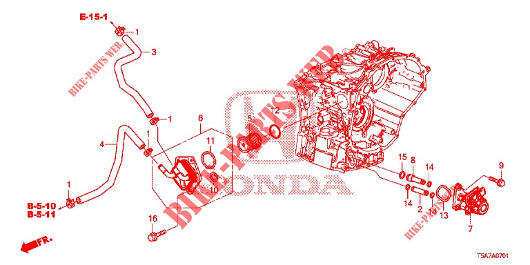 CVTF HEIZUNG(2) für Honda JAZZ 1.5 DYNAMIC 5 Türen vollautomatische 2018