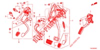 PEDAL (LH) für Honda JAZZ 1.4 EXECUTIVE 5 Türen 6 gang-Schaltgetriebe 2019