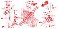 MOTORBEFESTIGUNG (AT) (1.3L) für Honda JAZZ 1.3 EXECUTIVE 5 Türen vollautomatische 2019