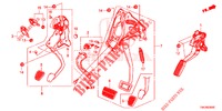PEDAL (LH) für Honda JAZZ 1.4 EXCLUSIVE 5 Türen 6 gang-Schaltgetriebe 2019