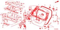 HECKKLAPPENPLATTE(2D)  für Honda JAZZ 1.3 ELEGANCE 5 Türen 6 gang-Schaltgetriebe 2019