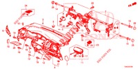 INSTRUMENTENBRETT, OBEN (LH) für Honda JAZZ 1.3 ELEGANCE 5 Türen 6 gang-Schaltgetriebe 2019