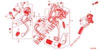 PEDAL (LH) für Honda JAZZ 1.3 ELEGANCE 5 Türen 6 gang-Schaltgetriebe 2019
