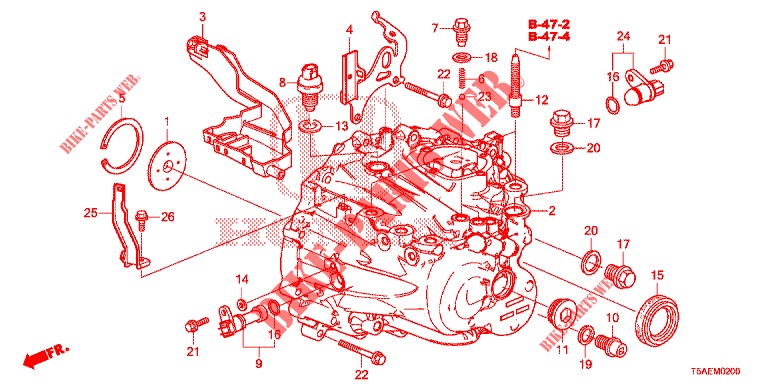 SERVOLENKGETRIEBE  für Honda JAZZ 1.3 ELEGANCE 5 Türen 6 gang-Schaltgetriebe 2019