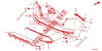 HINTERER STOSSFAENGER  für Honda JAZZ 1.5 DYNAMIC 5 Türen 6 gang-Schaltgetriebe 2019
