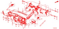 INSTRUMENTENBRETT, OBEN (LH) für Honda JAZZ 1.5 DYNAMIC 5 Türen 6 gang-Schaltgetriebe 2019