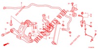 UNTERER ARM, VORNE/ STABILISATORFEDER  für Honda JAZZ HYBRID LUXURY H 5 Türen vollautomatische 2012