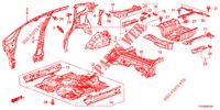 BODEN/INNENBLECHE  für Honda JAZZ HYBRID LUXURY HSH 5 Türen vollautomatische 2012