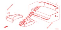 LADEFLAECHE BODEN  für Honda JAZZ HYBRID LUXURY HSH 5 Türen vollautomatische 2012