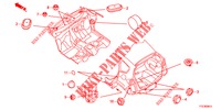 GUMMITUELLE (ARRIERE) für Honda JAZZ HYBRID LUXURY 5 Türen vollautomatische 2012
