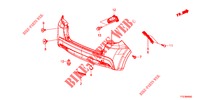 HINTERER STOSSFAENGER  für Honda JAZZ HYBRID LUXURY 5 Türen vollautomatische 2012