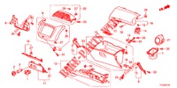 INSTRUMENT, ZIERSTUECK (COTE DE PASSAGER) (LH) für Honda JAZZ HYBRID LUXURY 5 Türen vollautomatische 2012