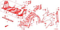 KOTFLUEGEL, VORNE  für Honda JAZZ HYBRID LUXURY 5 Türen vollautomatische 2012