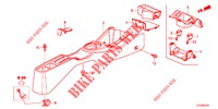 MITTLERE KONSOLE  für Honda JAZZ HYBRID LUXURY 5 Türen vollautomatische 2012