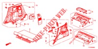 SEITENWANDVERKLEIDUNG(2D)  für Honda JAZZ HYBRID LUXURY 5 Türen vollautomatische 2012