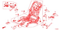 VORNE SITZKOMPONENTEN (G.) (2) für Honda JAZZ HYBRID LUXURY 5 Türen vollautomatische 2012