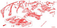 BODEN/INNENBLECHE  für Honda JAZZ HYBRID LUXURY 5 Türen vollautomatische 2012