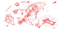 INSTRUMENT, ZIERSTUECK (COTE DE CONDUCTEUR) (LH) für Honda JAZZ HYBRID LUXURY 5 Türen vollautomatische 2012