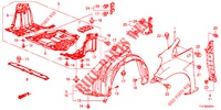 KOTFLUEGEL, VORNE  für Honda JAZZ HYBRID LUXURY 5 Türen vollautomatische 2012