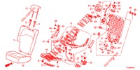 RUECKSITZ/SITZGURT, (D.) für Honda JAZZ HYBRID LUXURY 5 Türen vollautomatische 2012
