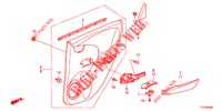 TUERVERKLEIDUNG, HINTEN(4D)  für Honda JAZZ HYBRID LUXURY 5 Türen vollautomatische 2012