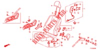 VORDERSITZ/SITZGURTE (D.) für Honda JAZZ HYBRID LUXURY 5 Türen vollautomatische 2012