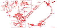 WAHLHEBEL(HMT)  für Honda JAZZ HYBRID LUXURY 5 Türen vollautomatische 2012