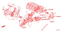 WASSERPUMPE/THERMOSTAT  für Honda JAZZ HYBRID LUXURY 5 Türen vollautomatische 2012