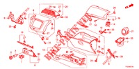 INSTRUMENT, ZIERSTUECK (COTE DE PASSAGER) (LH) für Honda JAZZ HYBRID LUXURY 5 Türen vollautomatische 2013