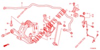 UNTERER ARM, VORNE/ STABILISATORFEDER  für Honda JAZZ HYBRID LUXURY 5 Türen vollautomatische 2015