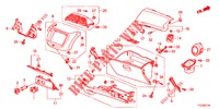 INSTRUMENT, ZIERSTUECK (COTE DE PASSAGER) (LH) für Honda JAZZ HYBRID LUXURY 5 Türen vollautomatische 2013