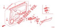 TUERVERKLEIDUNG, VORNE (LH) für Honda JAZZ HYBRID LUXURY 5 Türen vollautomatische 2013