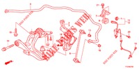 UNTERER ARM, VORNE/ STABILISATORFEDER  für Honda JAZZ HYBRID LUXURY 5 Türen vollautomatische 2013