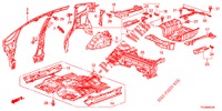 BODEN/INNENBLECHE  für Honda JAZZ HYBRID LUXURY 5 Türen vollautomatische 2014