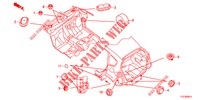 GUMMITUELLE (ARRIERE) für Honda JAZZ HYBRID LUXURY 5 Türen vollautomatische 2014