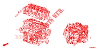 DICHTUNG SATZ/MOTOREINHEIT/GETRIEBE KOMPL.  für Honda JAZZ 1.4 LS 5 Türen vollautomatische 2014