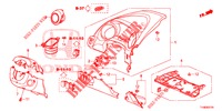 INSTRUMENT, ZIERSTUECK (COTE DE CONDUCTEUR) (LH) für Honda JAZZ 1.4 LS 5 Türen vollautomatische 2014