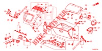INSTRUMENT, ZIERSTUECK (COTE DE PASSAGER) (LH) für Honda JAZZ 1.4 LS 5 Türen vollautomatische 2014