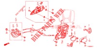 TUERSCHLOSS, HINTEN/AEUSSERER GRIFF (2) für Honda JAZZ 1.4 LS 5 Türen vollautomatische 2014
