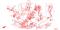 VORDERSITZ/SITZGURTE (G.) (1) für Honda JAZZ 1.4 LS 5 Türen vollautomatische 2014